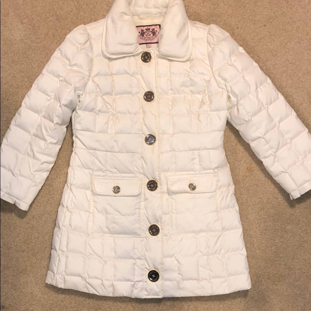 Juicy Couture Down puff shoulder coat